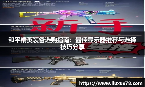 和平精英装备选购指南：最佳显示器推荐与选择技巧分享