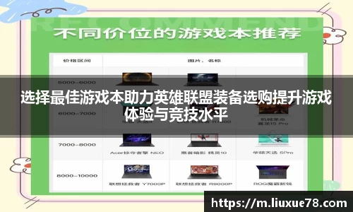 选择最佳游戏本助力英雄联盟装备选购提升游戏体验与竞技水平